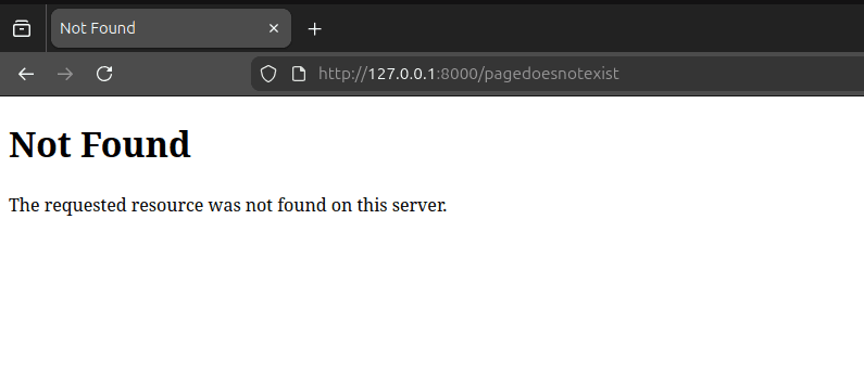Django default 404