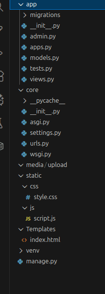 Project Structure with App