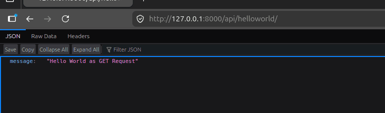 GET Request from Browser