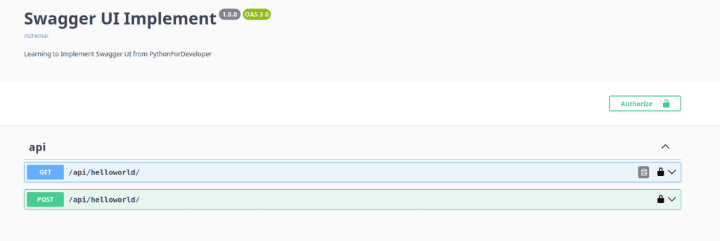 Swagger UI