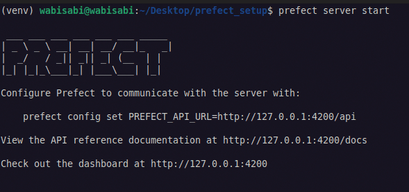 Prefect Server Started
